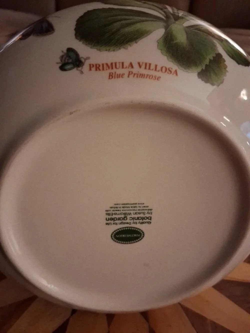 Vintage Portmeirion Botanic Garden 2.5qt Round Covered Casserole Romantic Shape